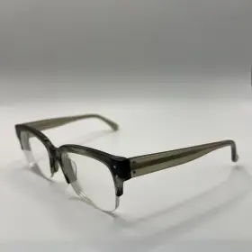 Mk283m Michael Kors 075 Brown Clear Half Rim Eyeglasses 51-19-140mm Frames Only