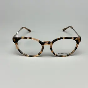 Mk4048 Michael Kors Eyeglasses 51mm Brown Tortoise Round Frame Womens Full Rim