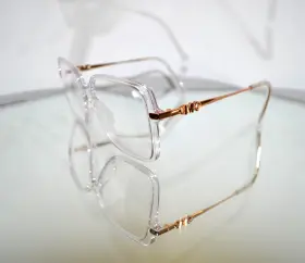 Mk4095u Michael Kors Inch Dolonne Eyeglasses Frame Gold Logo Clear Transparent 3015