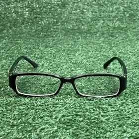 Mk693 Michael Kors Black Gold Logo Rectangular Glasses Frames Only