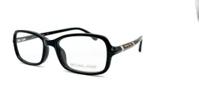 50-17-135 Michael Kors Mk831 New 001 Black Gold Authentic Eyeglasses