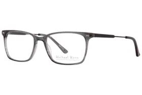 56-18-147 Michael Ryen Authentic And New - Mr362 C2 56/18/147 Crystal Gray Eyeglasses