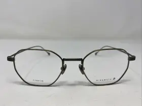 49-20-145 Minamoto Mn31005 Japan Ag Antique Gold Full Rim Eyeglasses Frame 1879