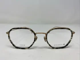 49-22-145 Minamoto Mn31029 Japan Rg Brown Marble Full Rim Eyeglasses Frame 141f