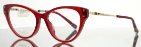 52-18-145 Missoni Mis0044 Lhf Burgundy Womens Cat Eye Full Rim Eyeglasses B 41