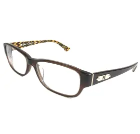 54-16-140 Missoni Mm00208 Eyeglasses Frames Brown Gold Rectangular Full Rim