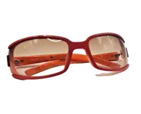 5be-1z1 Miu Smu13e Womens Dark Orange Sunglasses - New Vintage