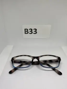 6691-061424-18 Modern Harper Eyeglasses Frame Grey Blue Flex 50-19-140 Used