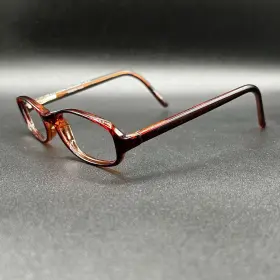 Modern 7550-090724-19.95 Wow Eyeglasses Frame Brown Crystal Flex 51-16-140 Used