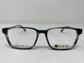 54-17-140 Modern Gvx Gvx590 Grey/matte Silver Full Rim Eyeglasses Frame Z14