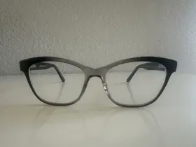 Modern Optical 675254252613 New Outcome Black Fade Authentic Eyeglasses Frames 53-17-145mm