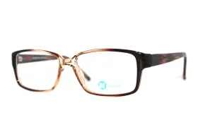 Modern Optical 675254271799 New Arrival Brown Fade Authentic Eyeglasses Frames 55-15-140mm