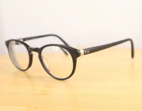 45-21-140 Modo 6514 Mod. Womens Eyeglasses Handmade Matte Black Frames Only