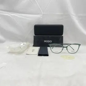 Modo 803926520689 Womens Cat Eye Thin Titanium Lightweight Eyeglasses 4110 Sage Green