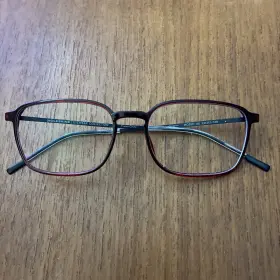 Moleskine Mo3101 40 53-17-148 Unisex Eyeglasses Frames Red Black