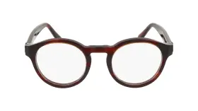 49-23-145 Moncler Ml5189 062 Dark Havana Plastic Round Optical Eyeglasses Frame