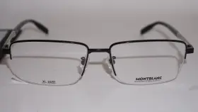 Montblanc 889652490366 New Eyeglasses Black Silver Half Rim Mb0020oz 004 58 17 150 Montblanc 889652490366 New Eyeglasses Black Silver Half Rim Mb0020oz 004 58 17 150