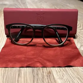 51-18-140 Morel 10099o Oga 8312o Matte Tortoise Plastic Round Eyeglasses Frame 83120