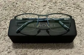10110o Morel Oga France Eyeglasses Frames Gb13 Blue Black