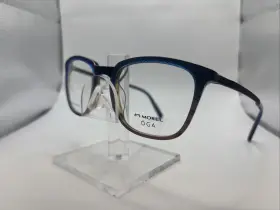 Morel 101520 Oga 55/21 150 Bm09 Men S Blue Fade Titanium Eyeglasses