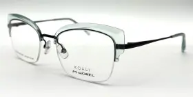 20071k Morel New Koali Bn23 Crystal Blue Authentic Eyeglasses 52 - 20 140