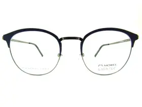 30194l Morel Lightec Bg02 Blue /gunmetal 51 X 20 145 Mm Eyeglass Frame And Case