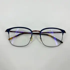 Morel 30196l Lightec Gn08 Eyeglasses Mens Grey/black Optical Frame 53mm