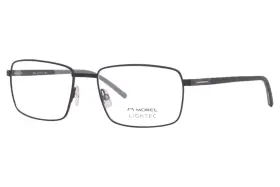 30214l Morel Lightec Ng07 Eyeglasses Frame Mens Black Full Rim Rectangular 56mm