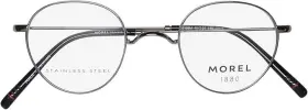 45-24-145 Morel 60156m 1880 Gg06 Gunmetal Round Metal Eyeglasses Frame
