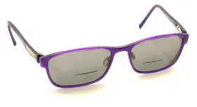Morel 7207l Lightec Purple Rectangle Eyeglasses Frames 51-15 135 France Designer