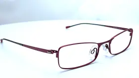 Morel 7600s Lightec Fuschia Rectangle Womens Eyeglasses 49mm