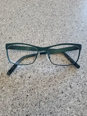 7751l Morel France Lightec Frame 52 15 135 Blue Teal Pre-owned Read Description