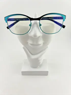 51-18-135 Morel 8293k France Koali Designer Eyeglasses Frame Black/blue Green