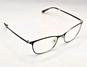 53-18-135 Morel France 40074n Nomad Nd01 Black Matte Metal Eyeglass Frames Only