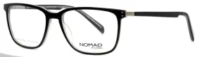56-17-145 Morel Nomad 3217s Nn040 Black Mens Rectangle Eyeglasses B 40