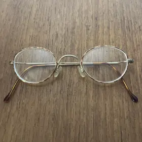 Ref6257 Morel 42-23 Eyeglasses Frame Unisex Adults Gold Metal Oval