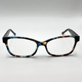 53-16-135 Morgan 202111 Chelsea Cm Eyeglass Frames Full Rim Brown Blue Tortoise