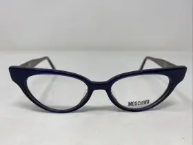 49-16-135 Moschino 3588-v Italy M 277 Blue/brown Full Rim Eyeglasses Frame Ju36