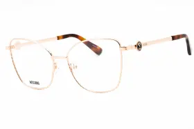 Mos587 Moschino 716736341903 Ddb Eyeglasses Gold Copper Frame 53mm