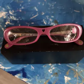 Mo02204 Moschino Pink Cat Eye Eyeglasses Frames Only 52/17/135 New