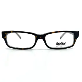 Ms4022 Mossimo 4569 N Eyeglasses Womens Frames Brown Rectangle 52-16 135 Mm
