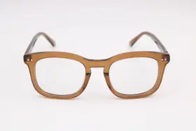 47-20-140 Muse 35-003021 Mcneil Clear Brown Square Eyeglasses Frames