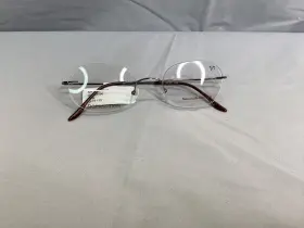 004981586 Naturally Rimless 781096311712 Eyeglass Frames Glasses Nr343 Gun 50-19-135