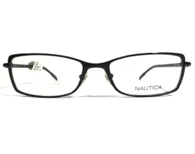 49-16-140 Nautica M7102-010 Eyeglasses Frames M7102 010 Black Rectangular Full Rim