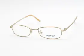 N7084 Nautica New 020 Gold Brown Authentic Eyeglasses 48-18