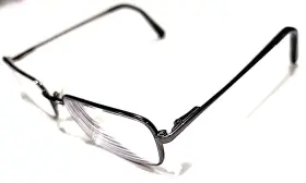 N7160 Nautica 029 Gunmetal Black Rectangle Eyeglasses Frame 54-17 145