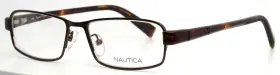 52-16-140 Nautica N7194 006 Brown Womens Rectangle Full Rim Eyeglasses B 29