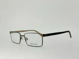 54-17-140 Nautica N7240 New Authentic 210 Brown Eyeglasses With Flex Hinges