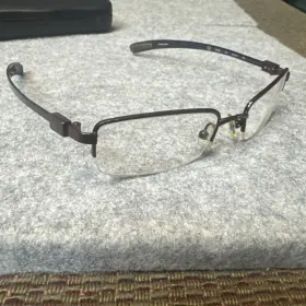 N6393 Nautica N8141 721 Matte Silverhalf Rim Eyeglasses Frames Only 52 18-140mm