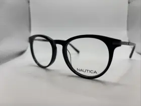 A3096 Nautica N8166 001 51/19 140 Men S Black Oval Eyeglasses